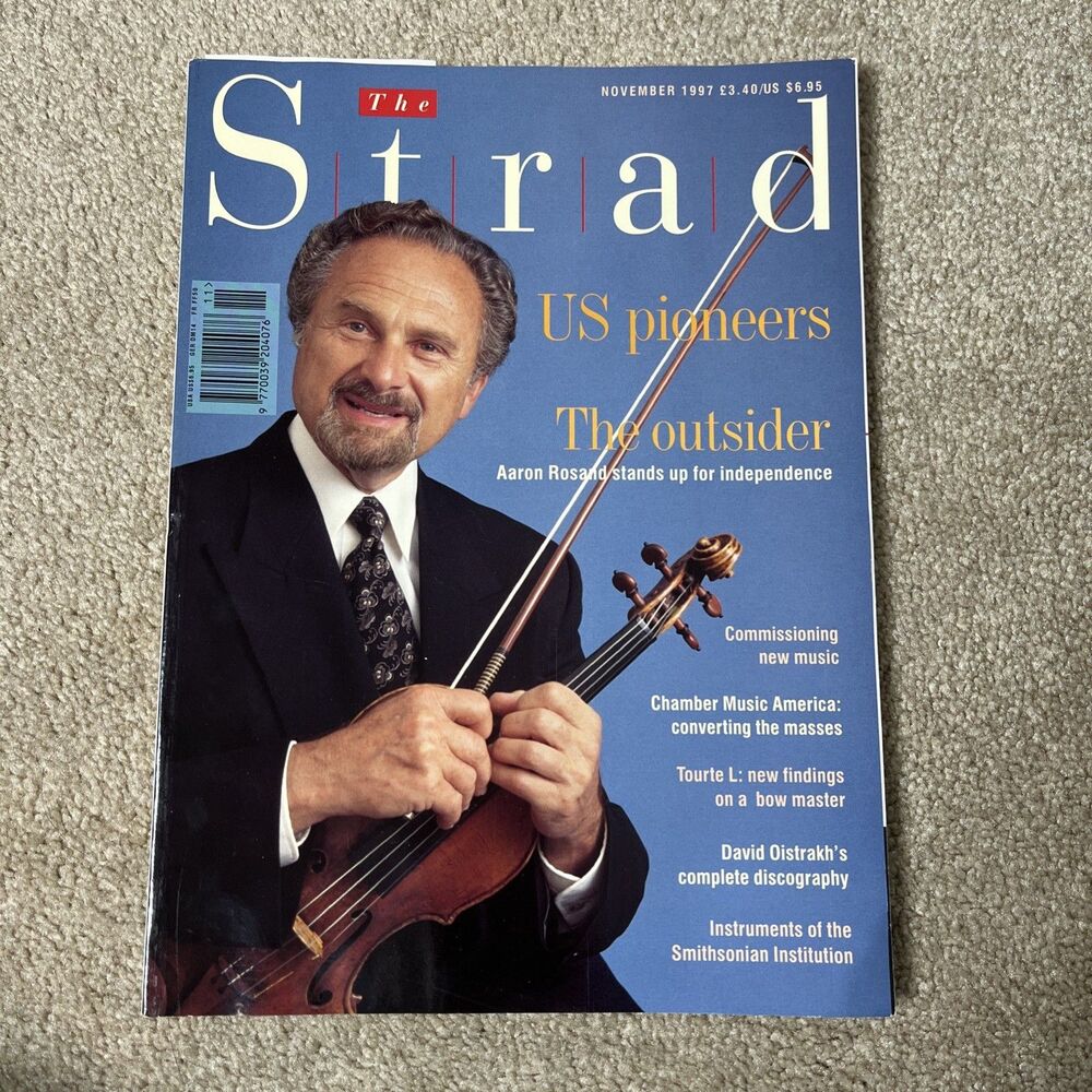 The Strad‎ Magazine Nov 1997 US Pioneers The Outsider Aaron Rosand